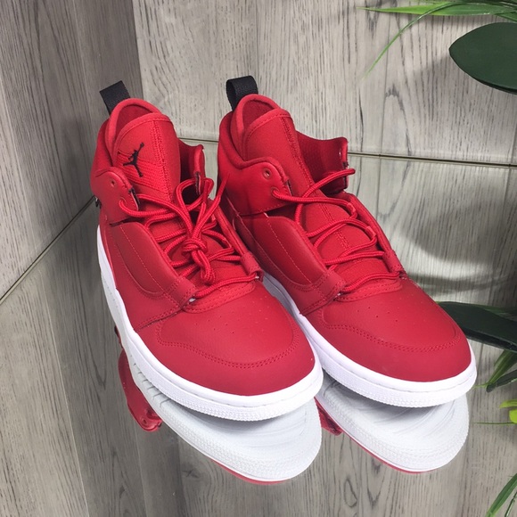 Nike WMNS Jordan Fadeaway (GS) gym red/black-white - Picture 5 of 8